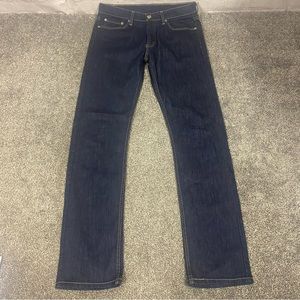 Levi’s 513 32x34 Jeans Slim Straight Fit Men's Medium Wash Denim Blue Jeans Zip